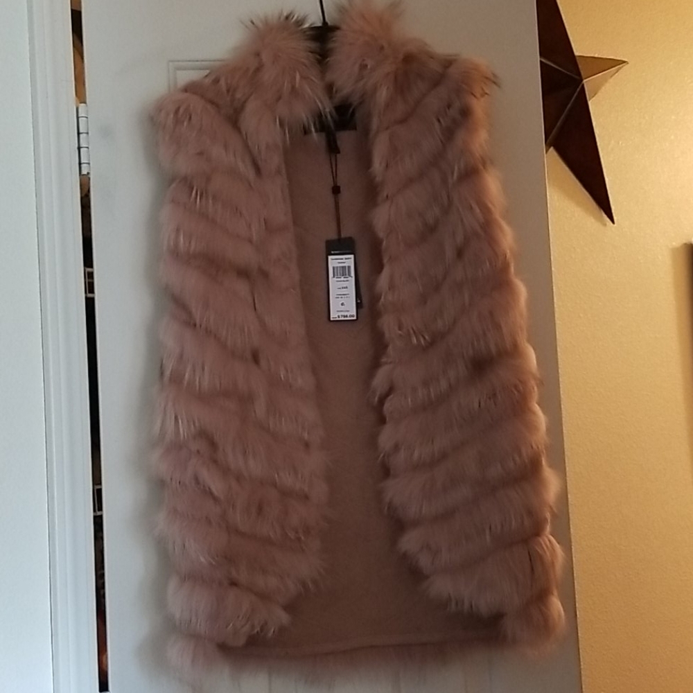 BCBG Maxazria Fur Vest